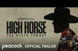 Hoog paard: de zwarte cowboy