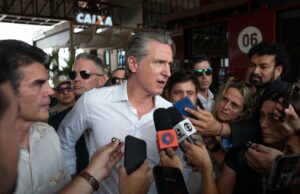 Op de Braziliaanse klimaattop positioneert Newsom Californië als vervanger van de Verenigde Staten